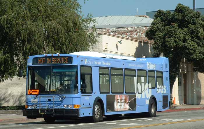Santa Monica big blue bus NABI 40-LFW LNG 4019